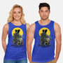 Monster And Bride Gazing At The Moon-Unisex-Basic-Tank-zascanauta