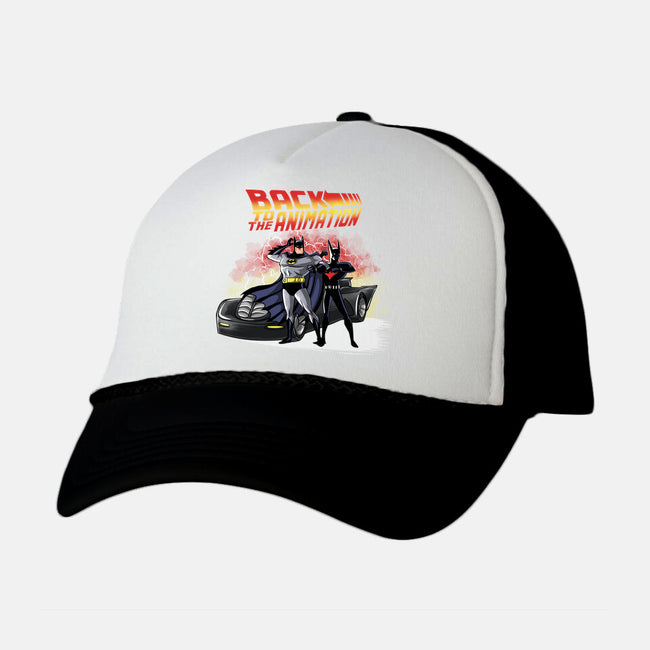 Back To The Animation-Unisex-Trucker-Hat-zascanauta