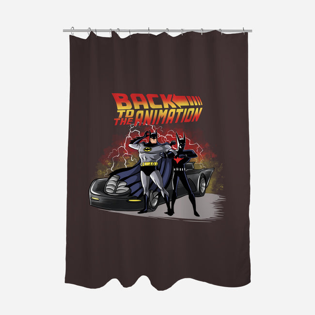 Back To The Animation-None-Polyester-Shower Curtain-zascanauta