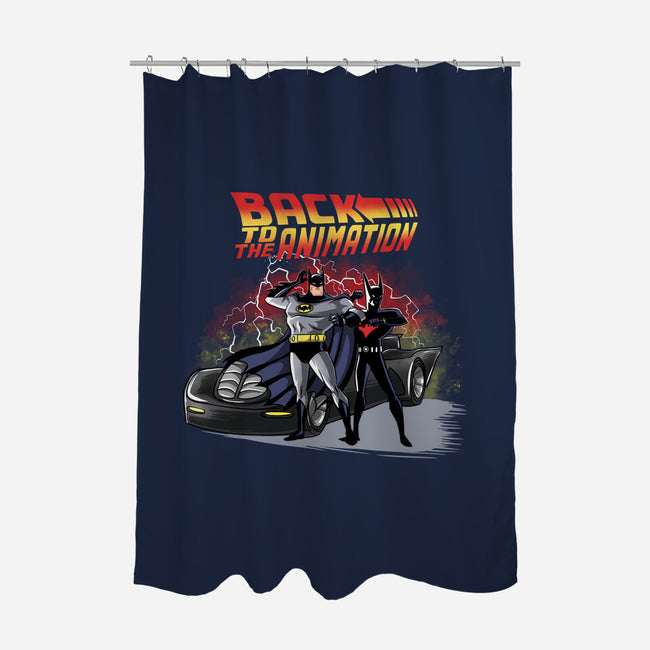 Back To The Animation-None-Polyester-Shower Curtain-zascanauta