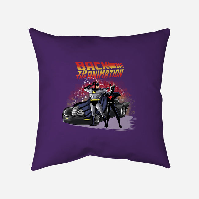Back To The Animation-None-Removable Cover-Throw Pillow-zascanauta