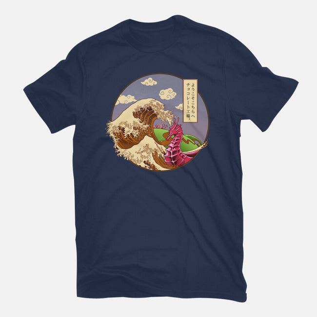 The Great Wave Of Chocolate-Mens-Basic-Tee-daobiwan