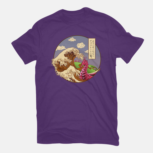 The Great Wave Of Chocolate-Youth-Basic-Tee-daobiwan