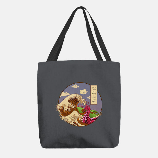 The Great Wave Of Chocolate-None-Basic Tote-Bag-daobiwan