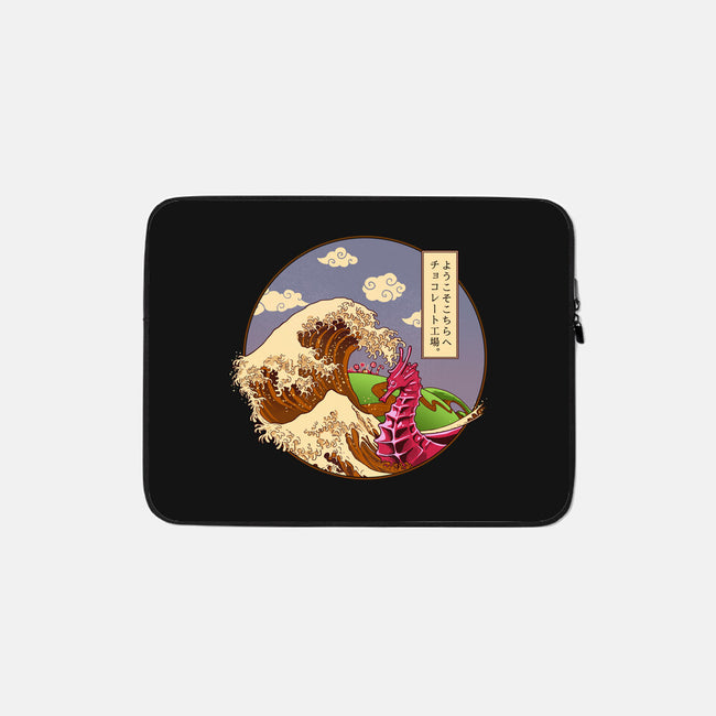 The Great Wave Of Chocolate-None-Zippered-Laptop Sleeve-daobiwan