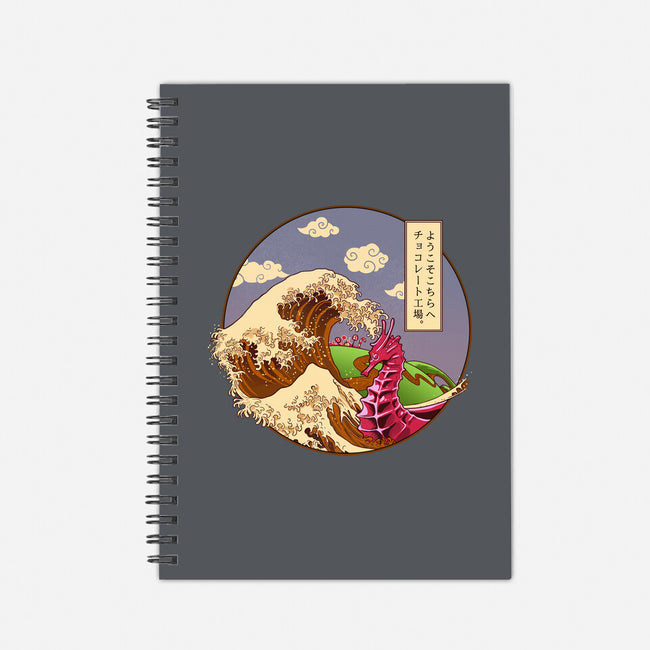 The Great Wave Of Chocolate-None-Dot Grid-Notebook-daobiwan