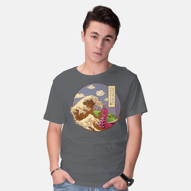 The Great Wave Of Chocolate-Mens-Basic-Tee-daobiwan