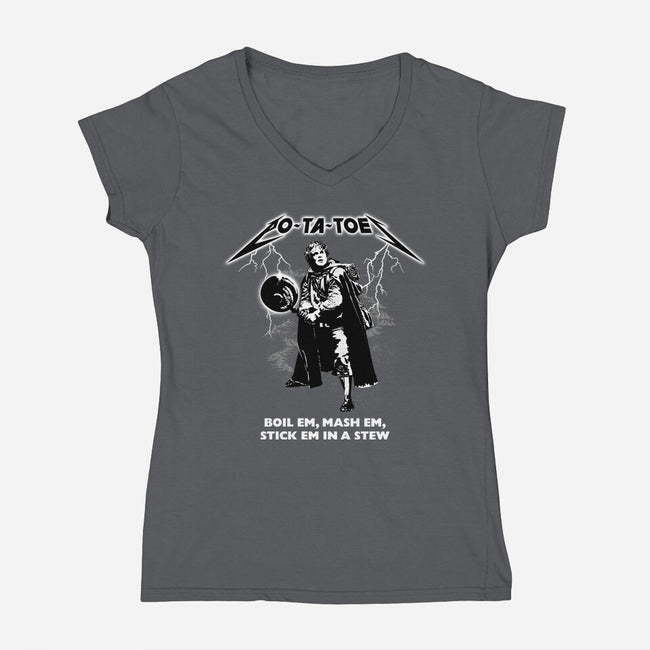 Taters-Womens-V-Neck-Tee-rocketman_art