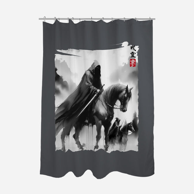 The Black Riders Journey-None-Polyester-Shower Curtain-DrMonekers