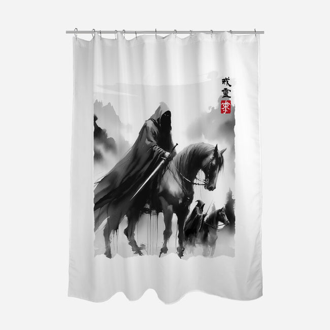 The Black Riders Journey-None-Polyester-Shower Curtain-DrMonekers