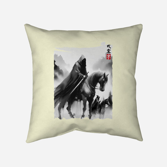 The Black Riders Journey-None-Non-Removable Cover w Insert-Throw Pillow-DrMonekers