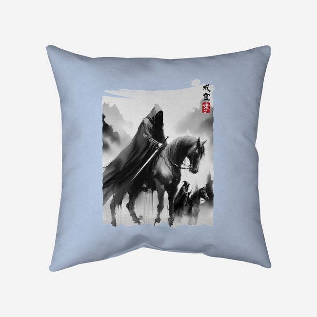 The Black Riders Journey-None-Removable Cover-Throw Pillow-DrMonekers