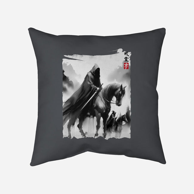 The Black Riders Journey-None-Removable Cover-Throw Pillow-DrMonekers