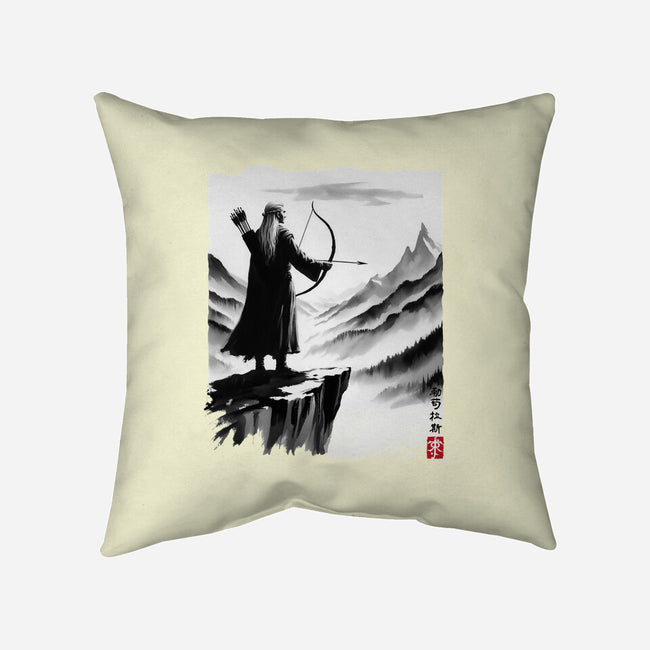 The Elf's Journey-None-Removable Cover w Insert-Throw Pillow-DrMonekers