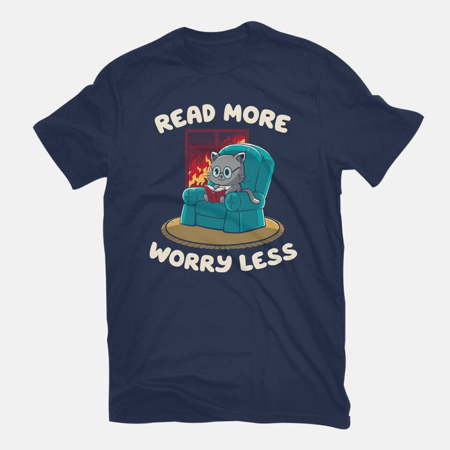 Read More Worry Less-Mens-Heavyweight-Tee-koalastudio