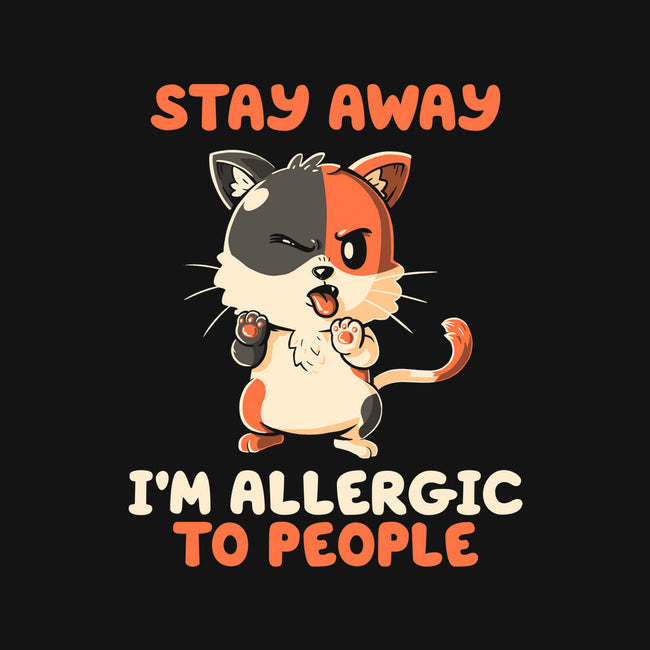 Allergic To People-Unisex-Baseball-Tee-koalastudio