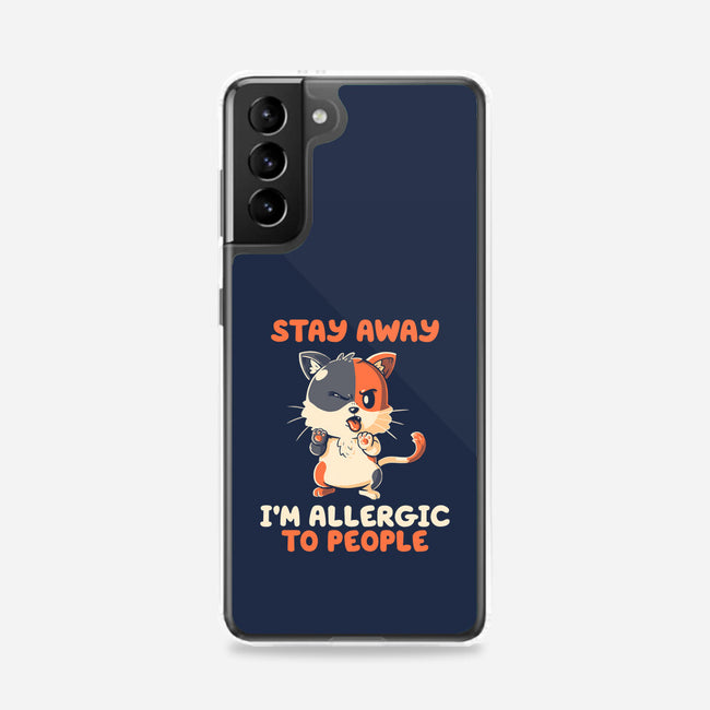 Allergic To People-Samsung-Snap-Phone Case-koalastudio
