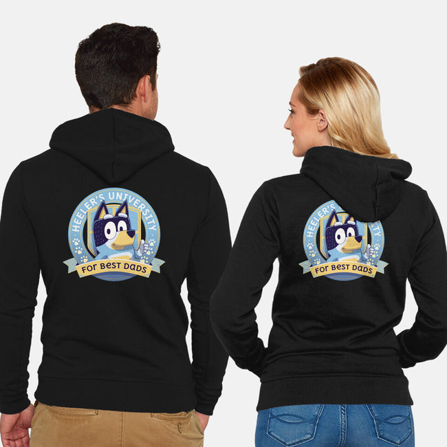 Heeler's Uni-Unisex-Zip-Up-Sweatshirt-Geekydog