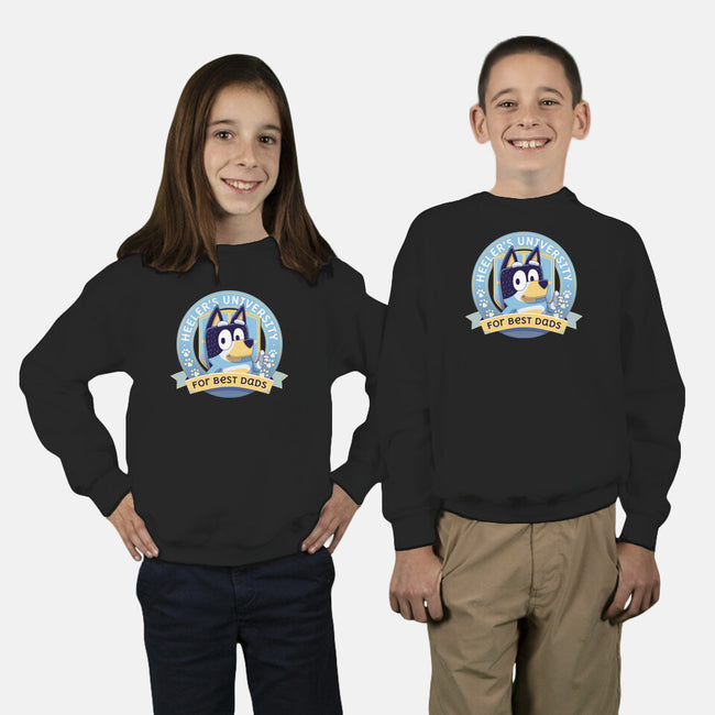 Heeler's Uni-Youth-Crew Neck-Sweatshirt-Geekydog