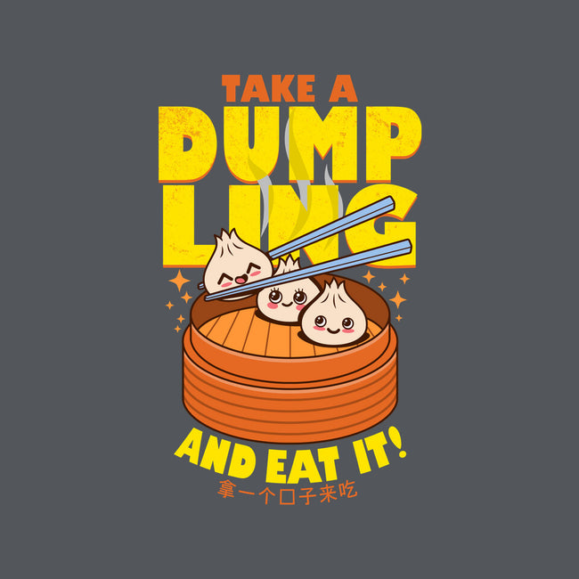 Take A Dumpling And Eat It-Womens-V-Neck-Tee-Boggs Nicolas