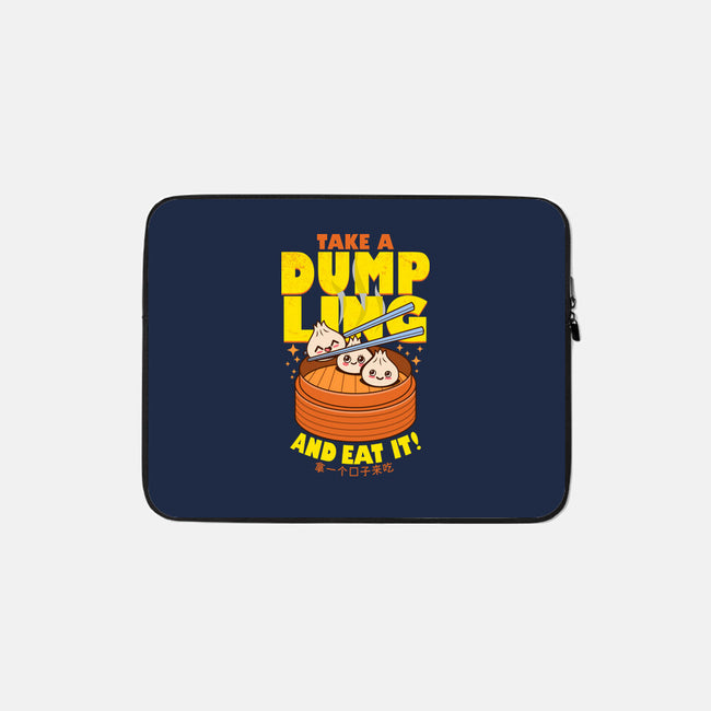 Take A Dumpling And Eat It-None-Zippered-Laptop Sleeve-Boggs Nicolas