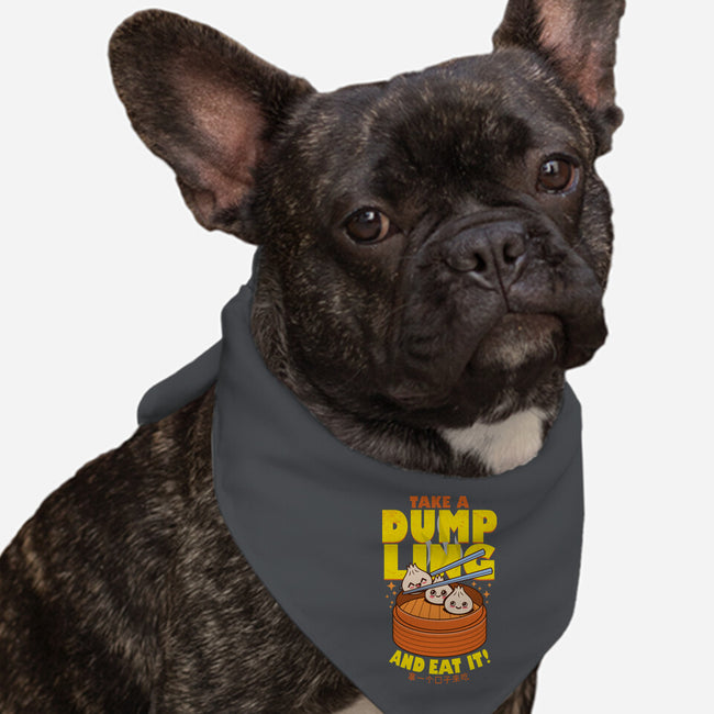 Take A Dumpling And Eat It-Dog-Bandana-Pet Collar-Boggs Nicolas