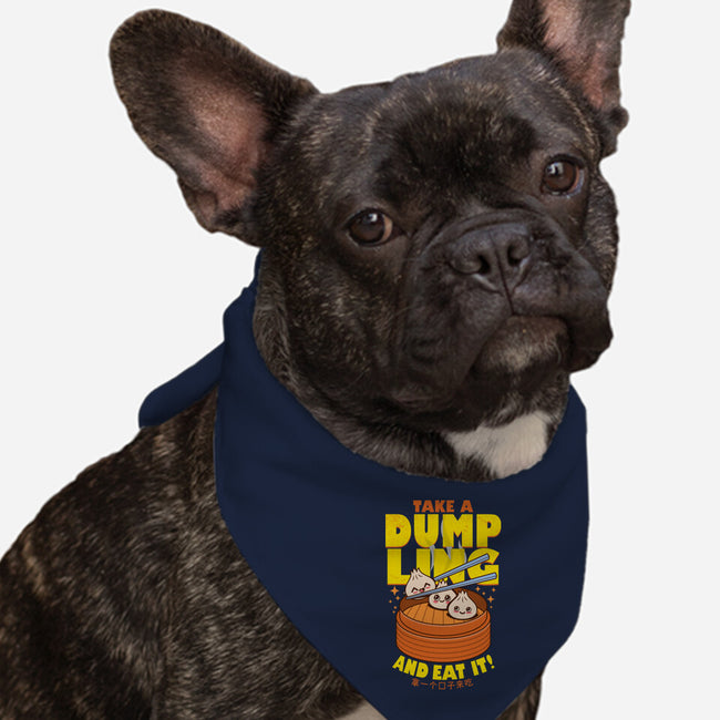 Take A Dumpling And Eat It-Dog-Bandana-Pet Collar-Boggs Nicolas