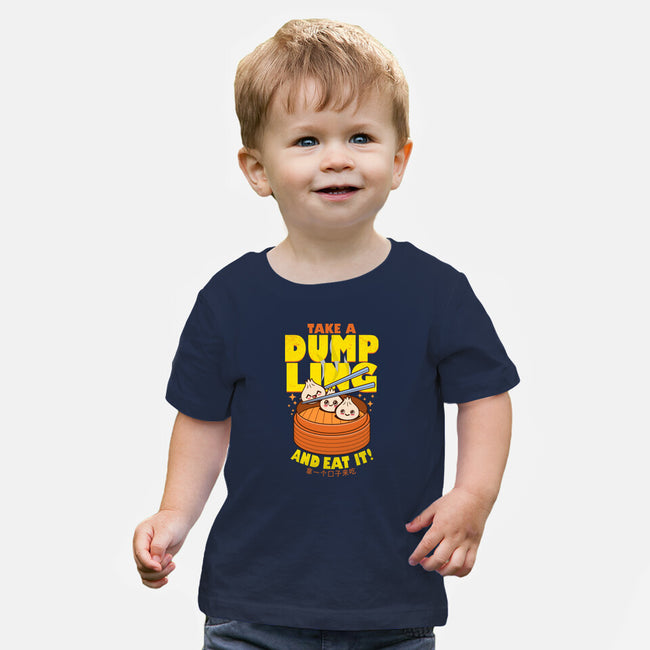 Take A Dumpling And Eat It-Baby-Basic-Tee-Boggs Nicolas