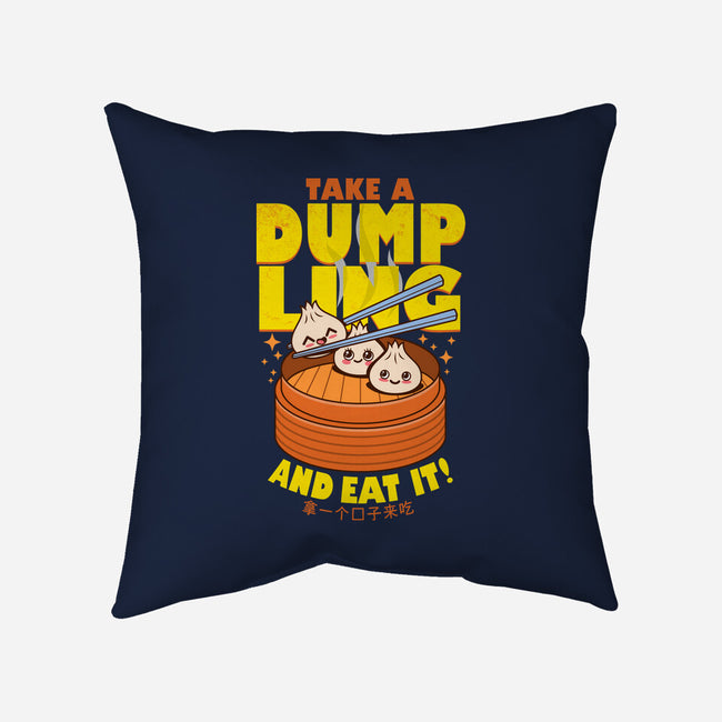 Take A Dumpling And Eat It-None-Removable Cover w Insert-Throw Pillow-Boggs Nicolas