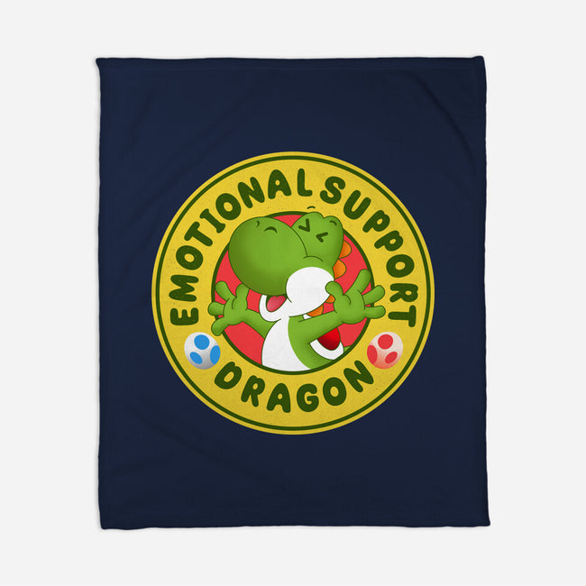 My Emotional Support Dragon-None-Fleece-Blanket-Tri haryadi