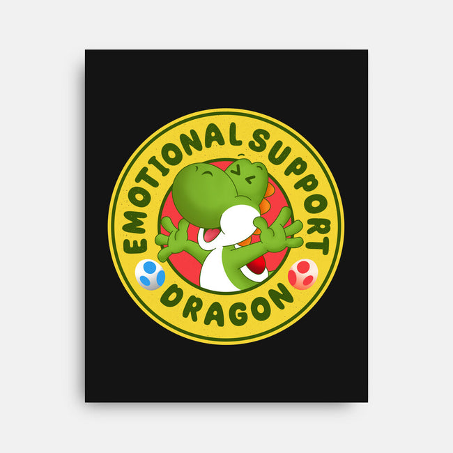 My Emotional Support Dragon-None-Stretched-Canvas-Tri haryadi