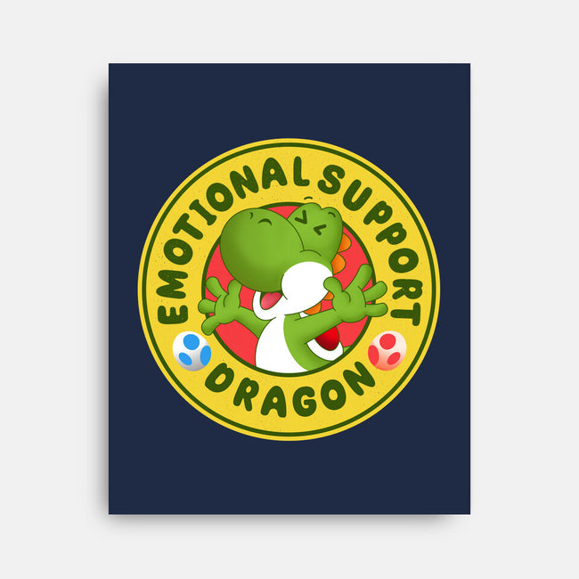 My Emotional Support Dragon-None-Stretched-Canvas-Tri haryadi