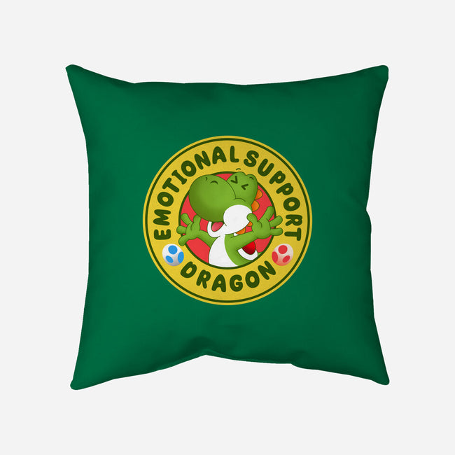 My Emotional Support Dragon-None-Non-Removable Cover w Insert-Throw Pillow-Tri haryadi