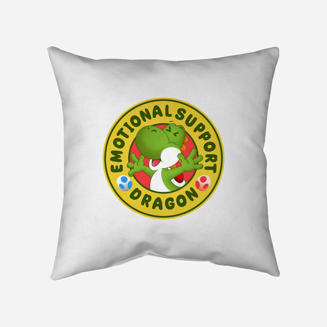 My Emotional Support Dragon-None-Non-Removable Cover w Insert-Throw Pillow-Tri haryadi