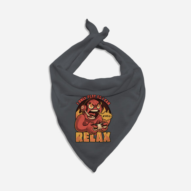 Video Game Relax Player-Dog-Bandana-Pet Collar-Studio Mootant