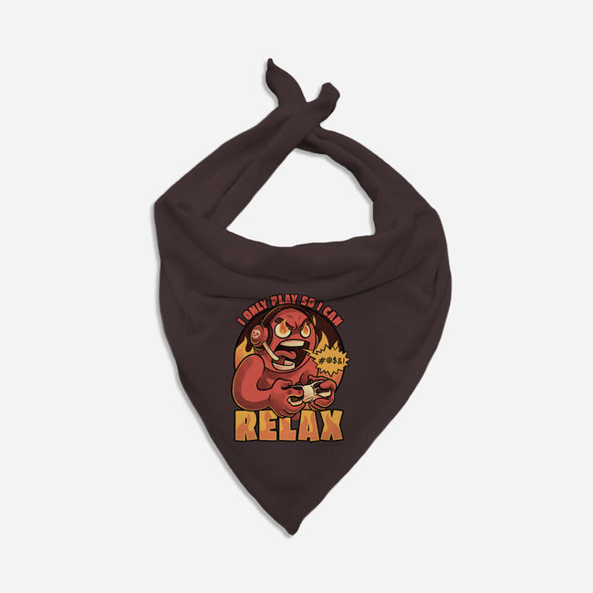 Video Game Relax Player-Dog-Bandana-Pet Collar-Studio Mootant