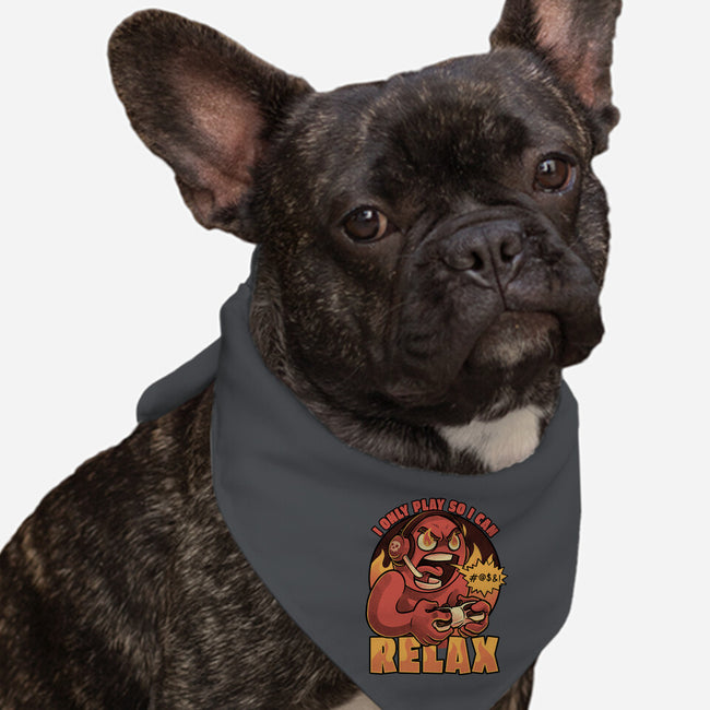 Video Game Relax Player-Dog-Bandana-Pet Collar-Studio Mootant