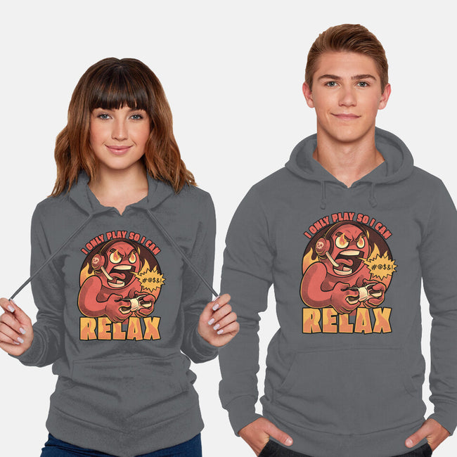 Video Game Relax Player-Unisex-Pullover-Sweatshirt-Studio Mootant