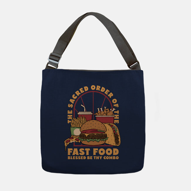 Sacred Order Of Fast Food-None-Adjustable Tote-Bag-Studio Mootant