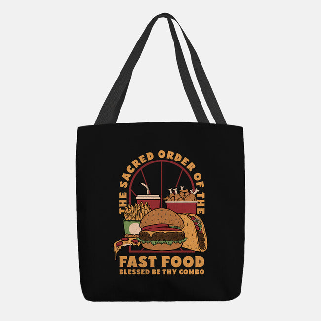 Sacred Order Of Fast Food-None-Basic Tote-Bag-Studio Mootant