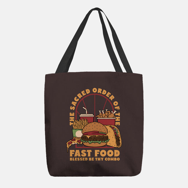 Sacred Order Of Fast Food-None-Basic Tote-Bag-Studio Mootant