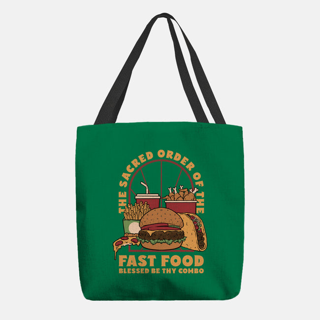 Sacred Order Of Fast Food-None-Basic Tote-Bag-Studio Mootant