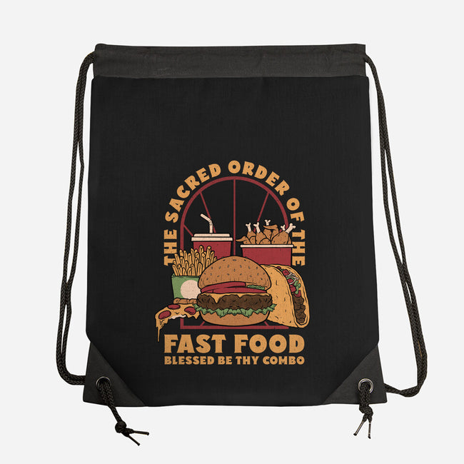 Sacred Order Of Fast Food-None-Drawstring-Bag-Studio Mootant