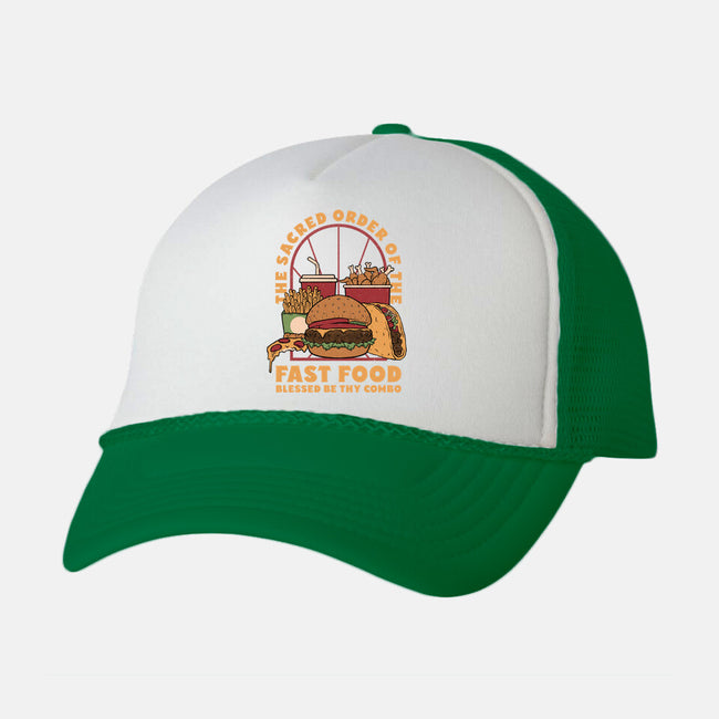 Sacred Order Of Fast Food-Unisex-Trucker-Hat-Studio Mootant