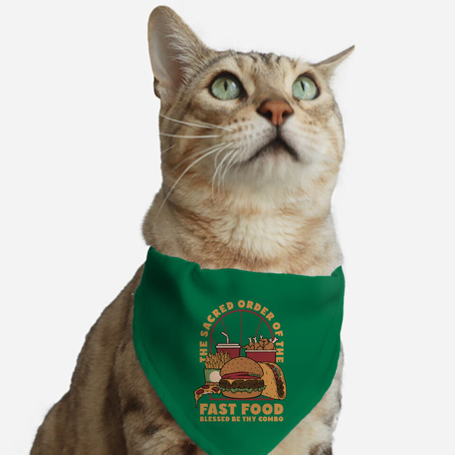 Sacred Order Of Fast Food-Cat-Adjustable-Pet Collar-Studio Mootant