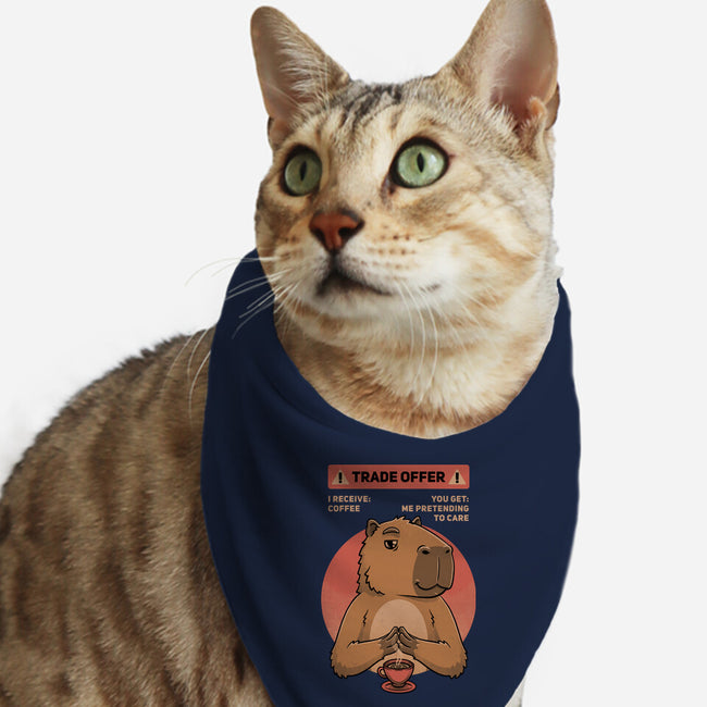 Capybara Coffee Trade-Cat-Bandana-Pet Collar-Studio Mootant