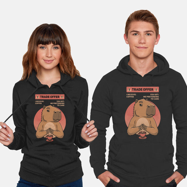 Capybara Coffee Trade-Unisex-Pullover-Sweatshirt-Studio Mootant