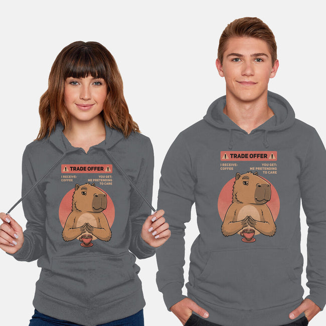 Capybara Coffee Trade-Unisex-Pullover-Sweatshirt-Studio Mootant