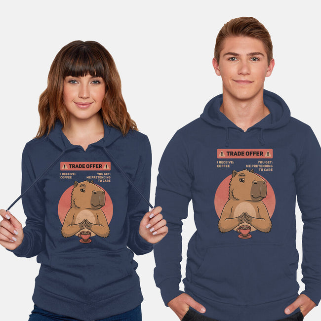 Capybara Coffee Trade-Unisex-Pullover-Sweatshirt-Studio Mootant