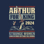 Arthur For King 2024-None-Basic Tote-Bag-kg07